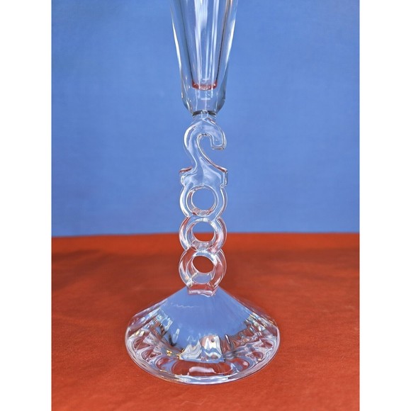 Birthday 2000 Millennium Champagne Flute Crystal Cristal D'arques France - Picture 6 of 13